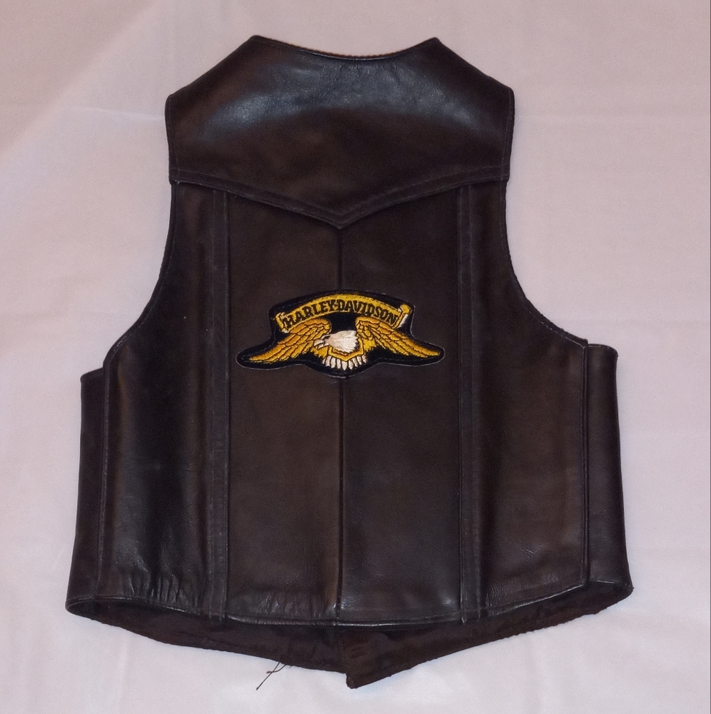 Child's Vintage Harley Style Vest